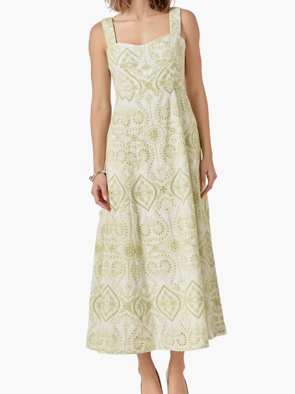 Endless Rose Eyelet Maxi Dress